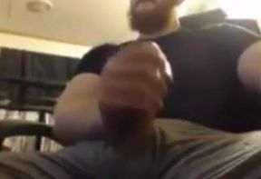 Big Cock Bear's Loud Orgasm