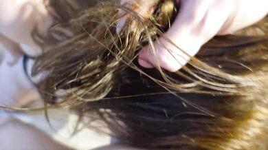 Real cheating wife with Pulsating creampie