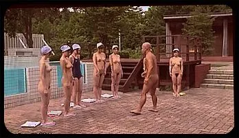 Japanese Outdoor Double Penetration by the Poolside online