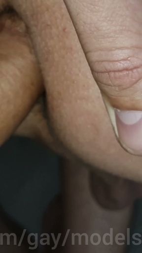 Cute sissy femboy strongly flows precum from hard fucking right into the prostate, draining all the sperm!   Clip 1
