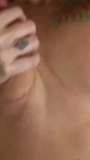 White tattooed ghetto slut is doing an unprotected casting   Clip 3