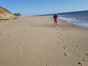 Slow Motion beach bikini running