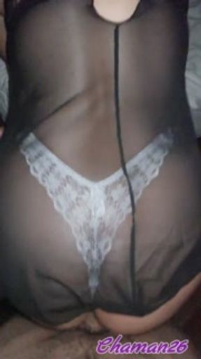 Día cinco de cuarentena! Seguimos cogiendo, usa sexy lencería y tanga!