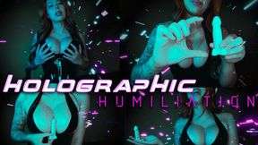 Holographic Humiliation: POV Small Penis Humiliation & Degradation- Princess Onyx Kim (HD MP4 1080p)