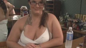 18 Years Old BBW Busty Bethany Gets A New Job At Blow Job Bar! (1 of 6 wmv)