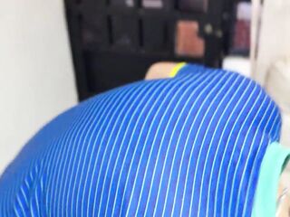 I take advantage of the fact that I convince my most excellent ally to have a sleepover to come into his stepsister's room and vigour her to let me cum in her butt.
