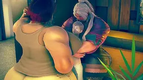 Short Guy Pleasured by His New Bosses — Towering Muscular Women Dominate