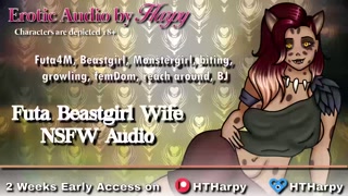 You help your futa beastgirl wife unwind