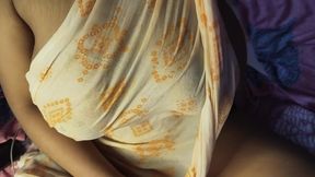 Yellow saree girl blowjob