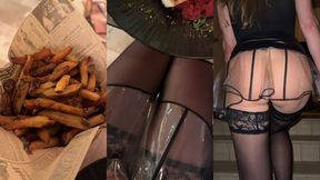 3 heures plus tard je rejoignais le cocu au restaurant, et car la cuisine allait...