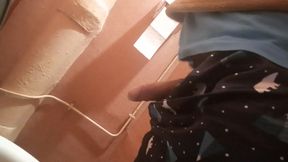 How this sexy twink pees when he wakes up with a boner morning erection for several days