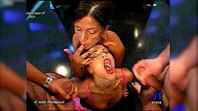 Gentle floozy at cum swap kiss porn