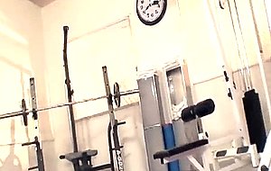 Franceska jaimes gets a sweaty workout