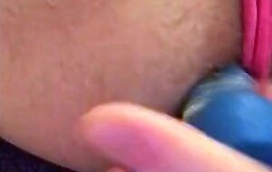 Sissy Boy's First Time with a Dildo