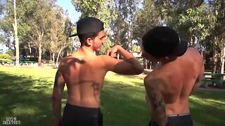 Two Hunks Ignite Passion: An Intimate Encounter