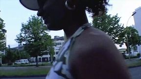 German BBW's round ass&#x1F351; gets slammed by thick pole until cum spray