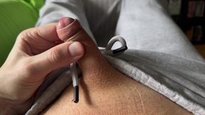 Play with My Little Uncut Cock