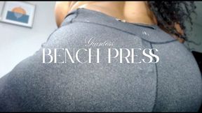 Facesitting On Tiny Trapped In Gym Pants On Bench Press