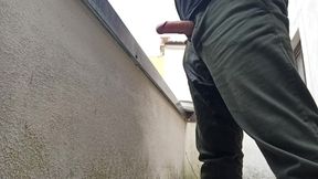 Peeing In My Pants Watching From The Balcony