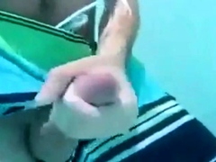 Underwater Jerk-Off Session Outdoors - Amateur Style