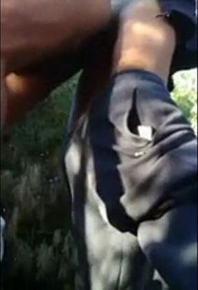 Old Daddies Bareback in the Great Outdoors