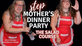 StepMother's Dinner Party Salad Course: Help StepMom Miss Devora Moore by Saving your Cum to Make Salad Dressing With CEI POV 1080 Version