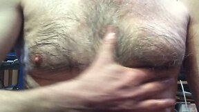 Male breast massage