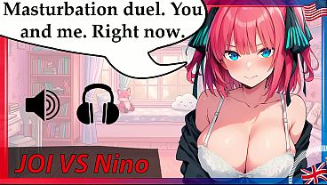 I couldn'_t hold back, I came quickly to this hentai JOI, english voice.
