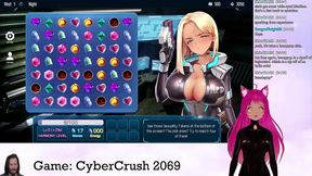 Lewd VTuber Neko Streams Big-Busted Anime Action in CyberCrush 2069