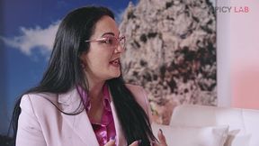 couples therapy with a nymphomaniac psychologist: hairy pussy creampie