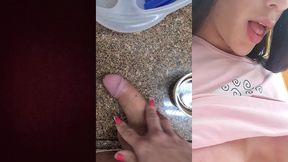 paloma veiga acordando com tesao de pau duro no cafe da manha e gozando bem forte