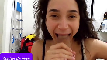 NOVINHA CASADA MAMOU E GANHOU MUITO LEITE NA BOCA