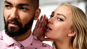 Petite blonde teen seduces & gets railed by ex gfs big black dick step dad