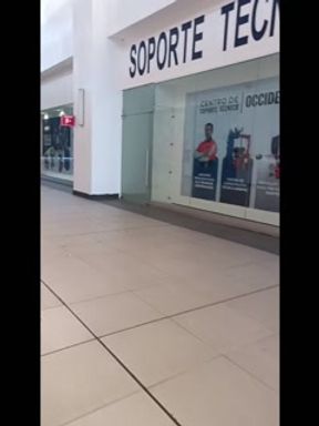 Mexican Wife getting naked in a shopping mall