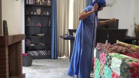 Perverted German Man Creampies His Muslim Maid in Hijab