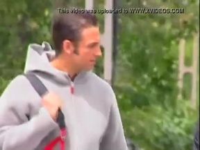 3 mind-blowing guys devouring pricks On The Garden