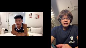 Asian Twink Drills Indian Twink Live on Cam