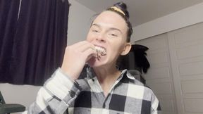 Fresh Game Meat Eating Addict