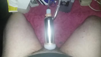 Milking machine sucks my dick