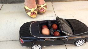 Jenn 3 - Food Crush on Model Car (Close-up)