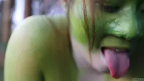 Naked Japanese Woman Frolicking Wetly in Swampy Pleasure