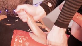 2 Hot Femboy Cocks Cum Together After Sharing a Fleshlight