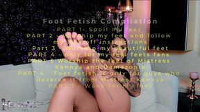 Mistress Kennya’s Ultimate Foot Fetish Collection