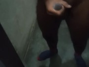 Masturbation in mirror