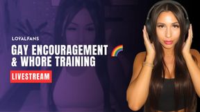 [ LIVESTREAM ] 2h 00m | Gay encouragement and whore training