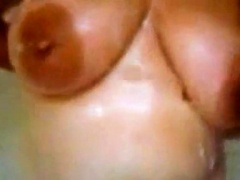 Russian Mature Mom in the shower! Amateur!