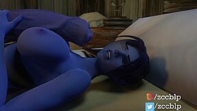 Widow Cum On Herself
