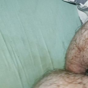 Big Dildo for fat hairy pussy eith analplug