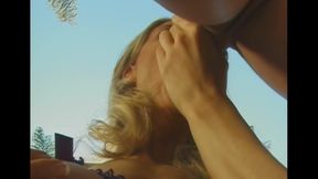 American Big Boobs Blonde Sucks Cock Wildly