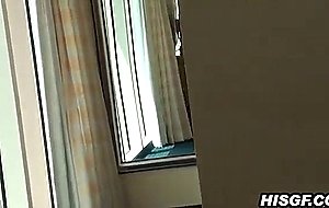 Latina cutie abella anderson gives a shower blowjob